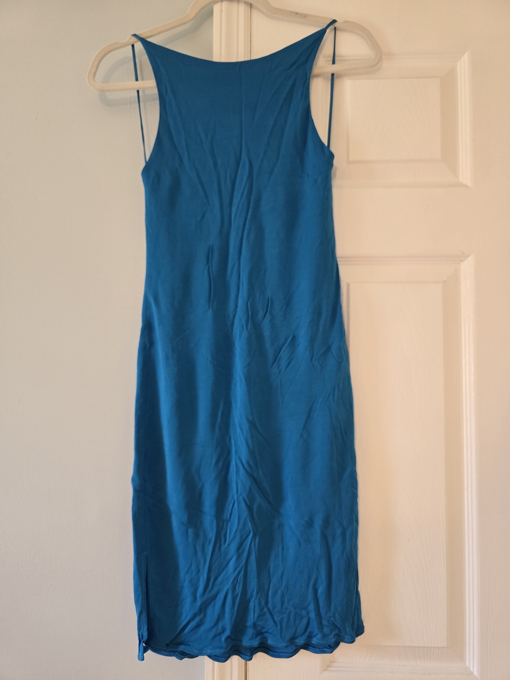 Yigal Azrouel Teal Slip Midi Dress